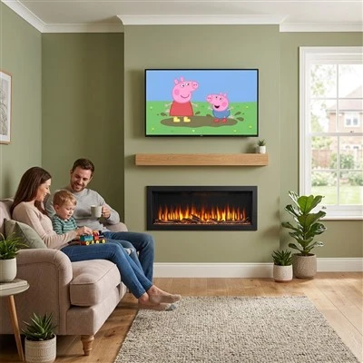 Glavne specifikacije za zidni električni kamin/ugradni umetak